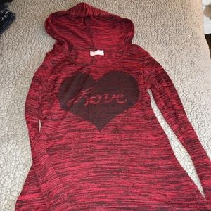Bobbie Brooks Hi-Low Hoodie